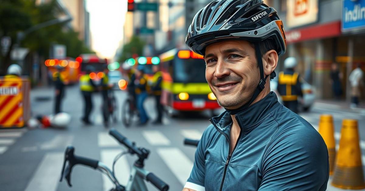 "ALERTE : Ce cycliste a survécu à un choc frontal grâce à cette innovation révolutionnaire dans les casques vélo (Photos choquantes)"